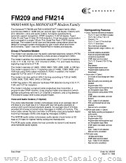 FC100 datasheet pdf Conexant