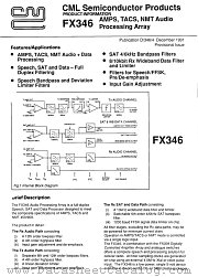 FX346J datasheet pdf CONSUMER MICROCIRCUITS LIMITED