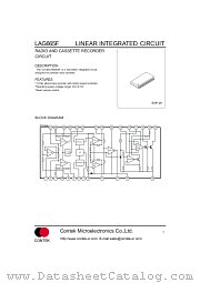 LAG665F datasheet pdf Contek Microelectronics