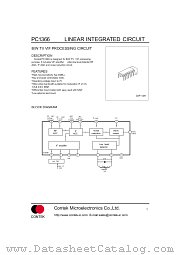 PC1366 datasheet pdf Contek Microelectronics