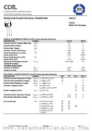 2N1613 datasheet pdf Continental Device India Limited