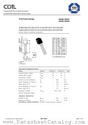 2N4402 datasheet pdf Continental Device India Limited