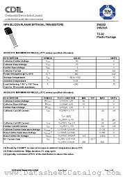 2N5232 datasheet pdf Continental Device India Limited