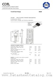 2N6288 datasheet pdf Continental Device India Limited