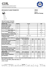 2N915 datasheet pdf Continental Device India Limited