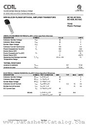 BC183A datasheet pdf Continental Device India Limited