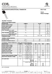 BC317A datasheet pdf Continental Device India Limited
