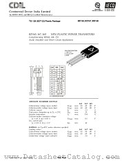 BD169 datasheet pdf Continental Device India Limited