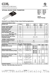 BD175-10 datasheet pdf Continental Device India Limited