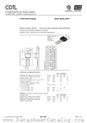BD203 datasheet pdf Continental Device India Limited