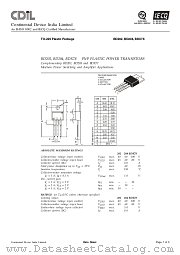 BD202 datasheet pdf Continental Device India Limited