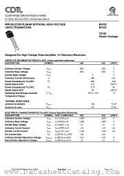 BF422 datasheet pdf Continental Device India Limited