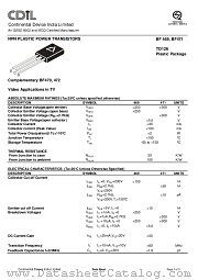 BF471 datasheet pdf Continental Device India Limited