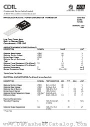 CDD1933 datasheet pdf Continental Device India Limited