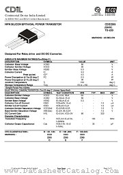 CDD2395 datasheet pdf Continental Device India Limited