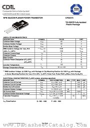 CFD2375P datasheet pdf Continental Device India Limited