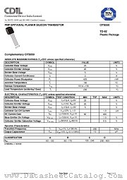 CIT8550D datasheet pdf Continental Device India Limited