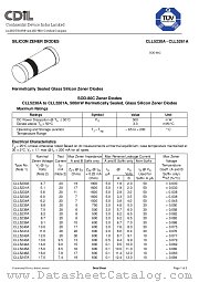 CLL5260A datasheet pdf Continental Device India Limited