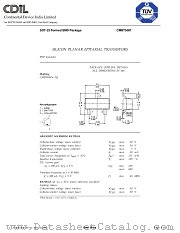 CMBT5087 datasheet pdf Continental Device India Limited