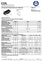 CMBT5179 datasheet pdf Continental Device India Limited