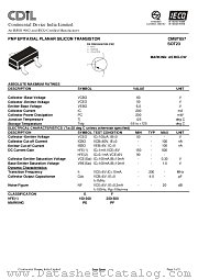 CMBT857F datasheet pdf Continental Device India Limited