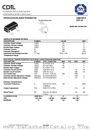 CMBT9014D datasheet pdf Continental Device India Limited