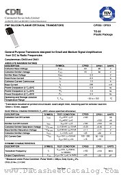 CP550 datasheet pdf Continental Device India Limited