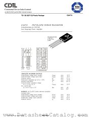 CSA715D datasheet pdf Continental Device India Limited