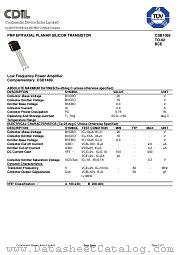 CSB1058A datasheet pdf Continental Device India Limited