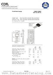 CSD1133B datasheet pdf Continental Device India Limited