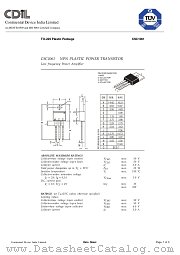 CSC1061 datasheet pdf Continental Device India Limited