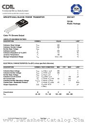 CSC1507Y datasheet pdf Continental Device India Limited