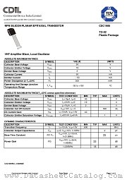 CSC1906Y datasheet pdf Continental Device India Limited