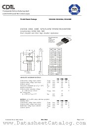 CSC2238A datasheet pdf Continental Device India Limited