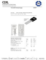 CSC2371 datasheet pdf Continental Device India Limited