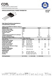 CSC3255 datasheet pdf Continental Device India Limited