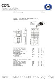 CSC3968 datasheet pdf Continental Device India Limited