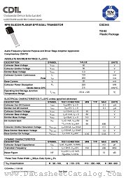 CSC945P datasheet pdf Continental Device India Limited