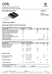 CSD1047OF datasheet pdf Continental Device India Limited