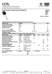 CSD655E datasheet pdf Continental Device India Limited