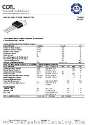 CSD880 datasheet pdf Continental Device India Limited