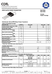 MJE13004 datasheet pdf Continental Device India Limited