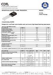 MJE243 datasheet pdf Continental Device India Limited