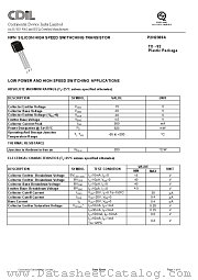P2N2369A datasheet pdf Continental Device India Limited