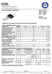 TIP117 datasheet pdf Continental Device India Limited