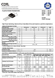 TIP121 datasheet pdf Continental Device India Limited