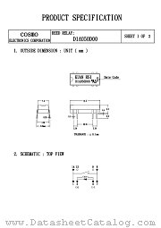 D1A050D00 datasheet pdf Cosmo Electronics