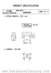 D1B050D00 datasheet pdf Cosmo Electronics