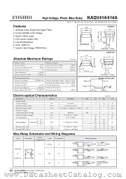 KAQV414A datasheet pdf Cosmo Electronics