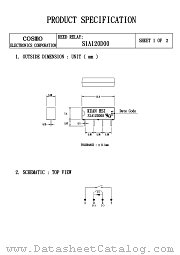 S1A120D00 datasheet pdf Cosmo Electronics